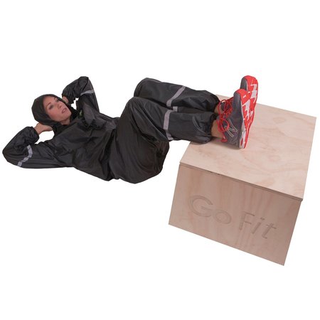 Gofit 2-Piece Hooded Sweat Suit (Large/Extra Large) GF-TTH-L/XL